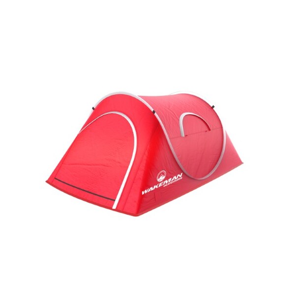 Leisure Sports Pop-up Tent 2-person Water Resistant Barrel Style Tent for Camping with Rain Fly And Carry Bag (Red) 785824GQY - main